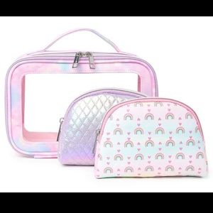 3 Piece Ombre Pastel Cosmetic Nesting Set